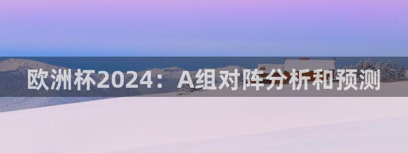 欧洲杯彩票哪里买：欧洲杯2024：A组对阵分析和预测