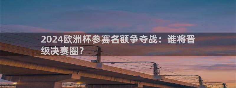 欧洲杯押注怎么买|2024欧洲杯参赛名额争夺战：谁将晋
级决赛圈？