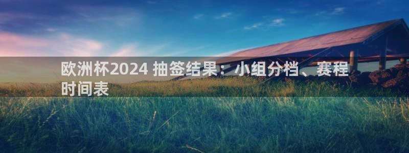 买欧洲杯的竞猜在那个app|欧洲杯2024 抽签结果：小组分档、赛程
时间表