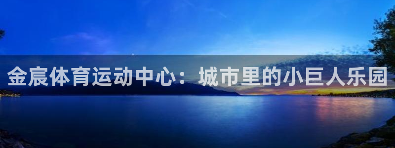 ug环球官网：金宸体育运动中心：城市里的小巨人乐园