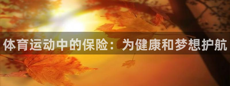 菲律宾ug环球官网：体育运动中的保险：为健康和梦想护航