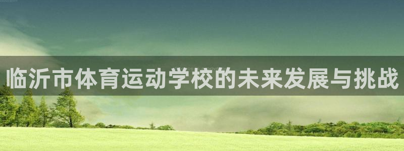ug环球官网登录入口：临沂市体育运动学校的未来发展与挑战